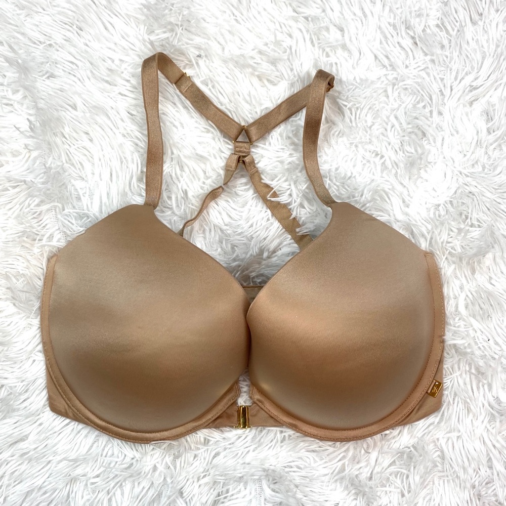 VS Very Sexy Push Up Smooth Front Close Beige Bra
